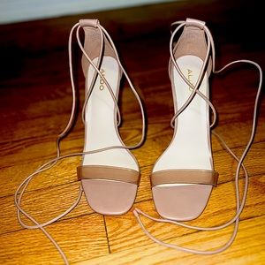ALDO Onardonia - Strappy sandal + Tan Foam Instep Cushions